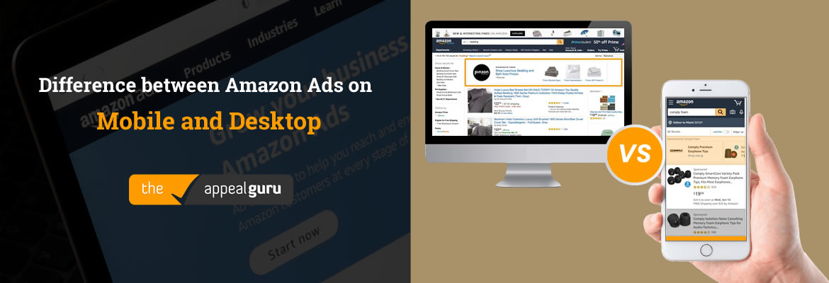 Difference between Amazon Ads on Mobile and Desktop