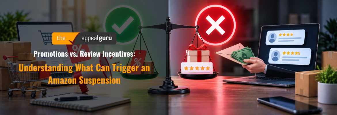 Promotions vs. Review Incentives Understanding What Can Trigger an Amazon Suspension