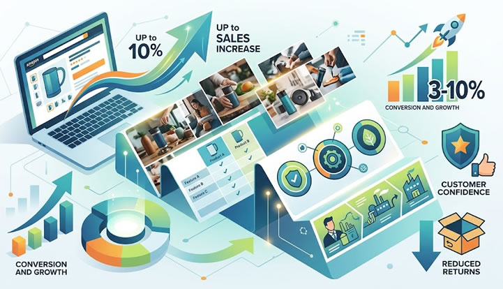AMAZON A Content or Amazon Enhanced Brand content