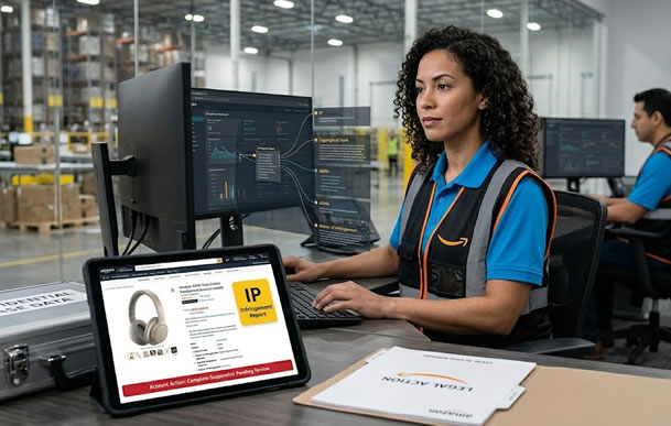 What will happen when you report IP infringement on Amazon